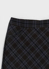 These Check Long Skirt