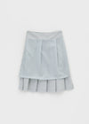 [MADE] Swalin Pleated Midi Skirt