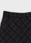 These Check Long Skirt