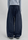 Letsho Folding Nylon Banding Two-Way Pants