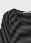 [MADE] Linf Striped U-Neck Long Sleeve T-Shirt