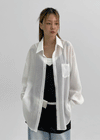 Colletz Sheer Loose-Fit Shirt