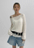 Enroel Loose-Fit Boat Neck Summer Knit