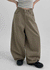 Fulton Back Pocket Balloon Wide Cotton Pants
