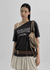 Chekov One-Shoulder Printed Short Sleeve Tee