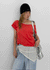 Limen Off-shoulder Short Sleeve T-shirt