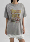Preggle Loose Fit Printed Short Sleeve Tee