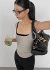Coolaning Ribbed Rounded Square Sleeveless Top